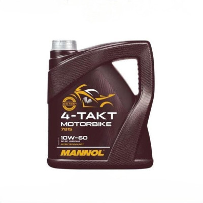 روغن موتور سیکلت تمام سنتتیک مانول مدل SP 10W-60 حجم 4 لیتر