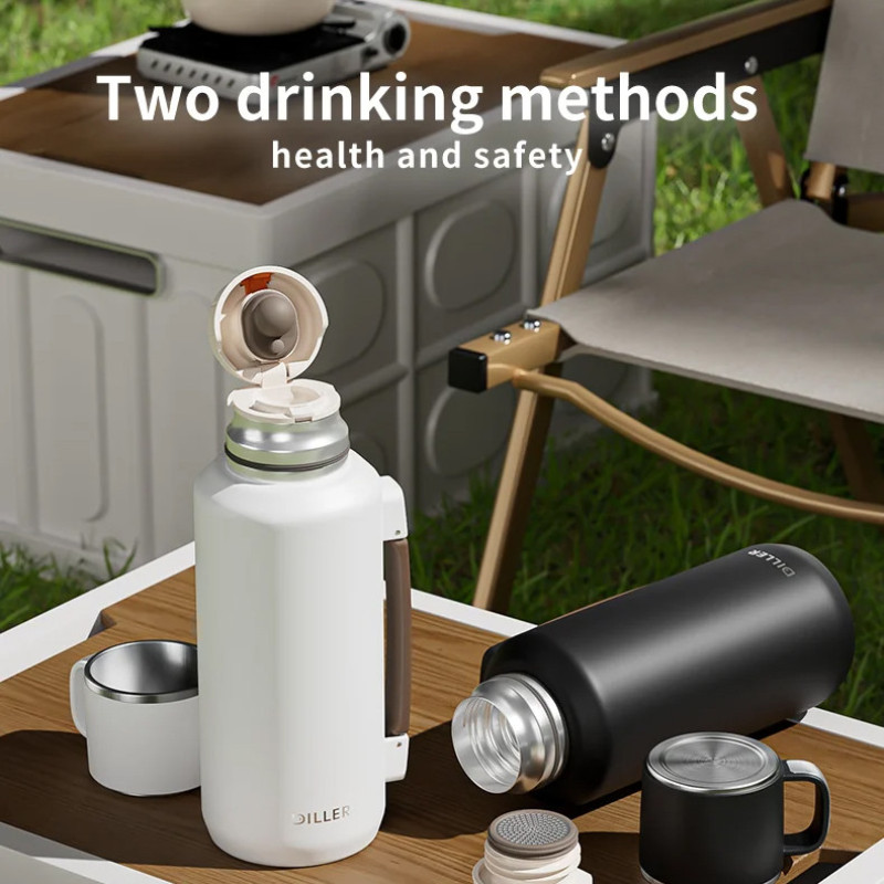 فلاسک دیلر مدل VACUUM CUP D9289 گنجایش 1 لیتر