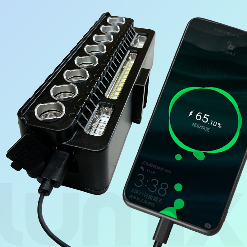 چراغ جلوی دوچرخه لومیکس مدل LX-1500