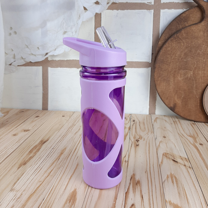 قمقمه دوچرخه مدل روکش دار کد 01B گنجایش 0.5 لیتر