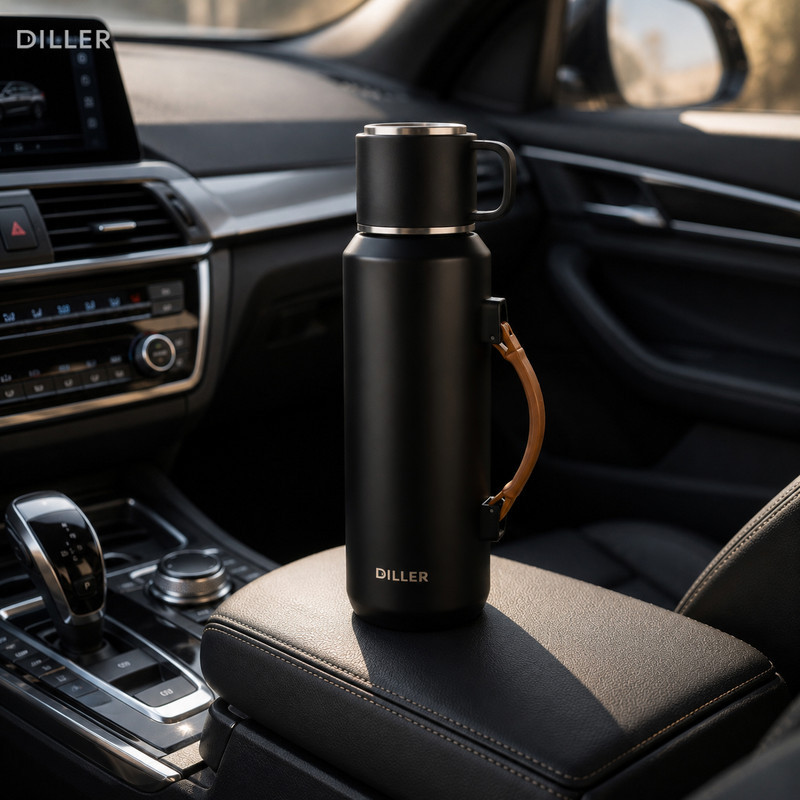 فلاسک دیلر مدل VACUUM CUP D9289 گنجایش 1 لیتر